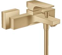 Mezclador de baño hansgrohe Metropol de una sola palanca, montado en la superficie, manija de palanca, proyección de 180mm, 32540140, Color: bronce cepillado