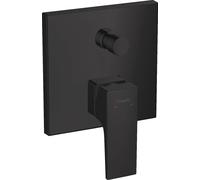 hansgrohe Metropol mezclador de baño monomando oculto, manija de palanca, combinación de seguridad, 32546670, Color: Negro Mate
