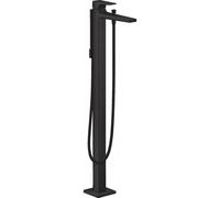 Hansgrohe Metropol grifo de bañera y ducha en suelo negro 32532670