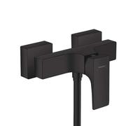 hansgrohe Metropol - Grifo mezclador monomando para ducha, color negro mate