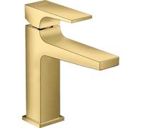 Hansgrohe Metropol Grifo monomando de lavabo 110 con vaciador Push-Open, color oro pulido, 32507990