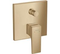 hansgrohe Metropol mezclador de baño monomando oculto, manija de palanca, combinación de seguridad, 32546140, Color: bronce cepillado
