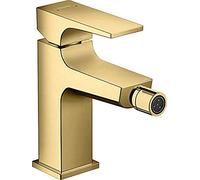 hansgrohe Metropol - Mezclador de bidé con desagüe Push Open, aspecto dorado pulido