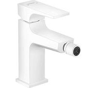 hansgrohe Metropol - Mezclador de bidé con desagüe Push Open, color blanco mate