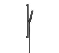 hansgrohe Pulsify E set de ducha 100, 1 tipo de rociador, EcoSmart, con barra de ducha 65 cm, 24370670, Color: negro mate