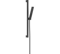 hansgrohe Pulsify E set de ducha 100, 1 tipo de rociador, EcoSmart, con barra de ducha 65 cm, 24370670, Color: Negro Mate