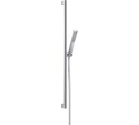 hansgrohe Pulsify E set de ducha 100, 1 rociador tipo EcoSmart, con barra de ducha 90 cm, 24380000, Color: cromado