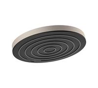 hansgrohe Pulsify S 24141821 - Cabezal de ducha moderno de 10 pulgadas, 1 pulverización, con QuickClean en níquel cepillado