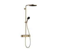 Hansgrohe Pulsify S conjunto de ducha a pared con termostato con rociador con efecto lluvia || 24221140