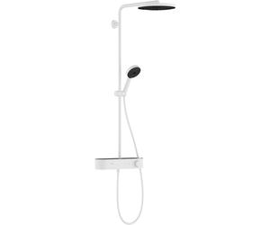 Hansgrohe Pulsify S conjunto de ducha a pared con termostato con rociador con efecto lluvia blanco 24220700