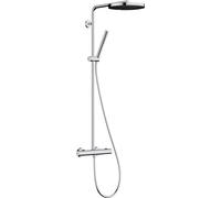 Hansgrohe Pulsify S Puro conjunto de ducha a pared con termostato con rociador con efecto lluvia cromo 24223000