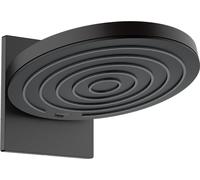 Hansgrohe Pulsify S ducha mural 260 2 tipos de chorro (EcoSmart) con conexiÃ³n a la pared, 24151, Color: Negro Mate - 24151670