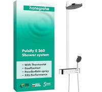 Hansgrohe Pulsify S conjunto de ducha a pared con termostato con rociador con efecto lluvia cromo 24240000