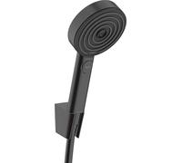 hansgrohe Pulsify Select S set de ducha 105 3jet Relaxation EcoSmart, con flexo de ducha 125cm, 24306670, Color: negro mate