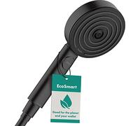 hansgrohe Pulsify Select S Ducha de mano 105 3 tipos de chorro Relaxation Ahorro de agua 9 l/min, negro mate, 24111670
