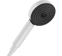 hansgrohe Pulsify Select S rociador 105, 3 tipos de chorro Relajación, 24110700, Color: Blanco Mate