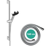 hansgrohe Pulsify Select S set de ducha 105, 3jet Relaxation, incl. barra de ducha 650mm, 24160000, Color: cromado