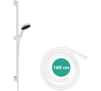 hansgrohe Pulsify Select S set de ducha 105, 3jet Relaxation, in arra de ducha 900mm, 24170700, Color: Blanco mate