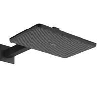 Hansgrohe Raindance Alive Q brazo de ducha con efecto lluvia 34.3x21.4 cm rectangular negro 24550670