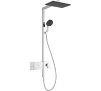 Hansgrohe Raindance Alive Q conjunto de ducha a pared con termostato con rociador con efecto lluvia cromo 24580000