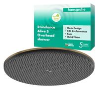 hansgrohe Raindance Alive S ducha de techo 300 1jet EcoSmart+, 24523140, Color: Bronce cepillado