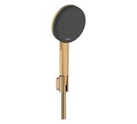 hansgrohe Raindance Alive S set de ducha 125 3jet EcoSmart con manguera de ducha Isiflex 160cm, 24612140, Color: Bronce cepillado
