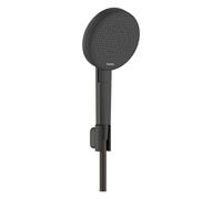 hansgrohe Raindance Alive S set de ducha 125 3jet EcoSmart con manguera de ducha Isiflex 160cm, 24612340, Color: Cromo negro cepillado