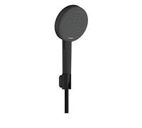 hansgrohe Raindance Alive S set de ducha 125 3jet EcoSmart con manguera de ducha Isiflex 160cm, 24612670, Color: negro mate