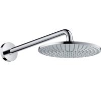 Hansgrohe Raindance brazo de ducha con efecto lluvia 24x24 cm circular cromo 27474000