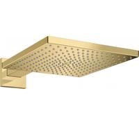 Hansgrohe Raindance brazo de ducha con efecto lluvia 30x30 cm cuadrada oro 26238990