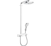 Hansgrohe Raindance conjunto de ducha a pared con termostato cromo-blanco 27126400