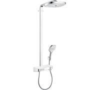 Hansgrohe Raindance conjunto de ducha a pared con termostato cromo-blanco 27127400