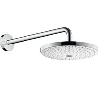 Hansgrohe Raindance ducha con efecto lluvia 24x24 cm circular cromo-blanco 26466400