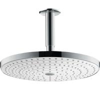 Hansgrohe Raindance ducha con efecto lluvia 30x30 cm circular cromo-blanco 27337400