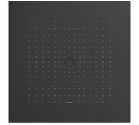 Hansgrohe Raindance ducha con efecto lluvia 40x40 cm cuadrada negro 26252340