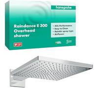 Ducha superior Raindance E 300 Air 1jet, con brazo de ducha, 26238000, Color: cromado