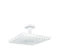 hansgrohe Raindance E ducha de techo 300, 1jet EcoSmart 9 l/min, con conexión al techo, 26251700, Color: Blanco mate
