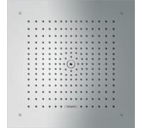 hansgrohe Raindance E ducha de techo, angular 400x400mm, 1jet EcoSmart, integrada en el techo, 26253000, Color: cromado