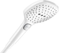 Hansgrohe Raindance Select E Ducha de mano 120 3 tipos de chorro, blanco mate, 26520700