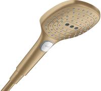 Hansgrohe Raindance Select E Ducha de mano 120 3 tipos de chorro, bronce cepillado, 26520140