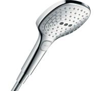 hansgrohe Raindance Select E ducha de mano 120, 3jet PowderRain EcoSmart, 28728000, Color: cromado