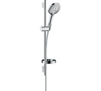 hansgrohe Raindance Select S 120 set de ducha, 3 tipos de chorro, ahorro de agua, cromo, 26632000