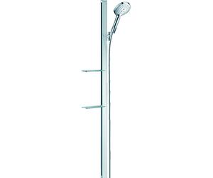 hansgrohe Raindance Select S conjunto de ducha 120, 3jet, con barra de ducha 1500mm, con estantes, cromo, 27646000