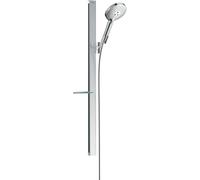 hansgrohe Raindance Select S set de ducha 120 3jet con barra de ducha 90 cm y jabonera cromo