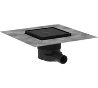 hansgrohe RainDrain Brilliance 56251670 150/150 - Juego completo de desagüe, 15 x 15 cm, color negro mate