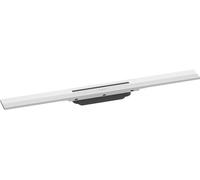 hansgrohe RainDrain Flex 56043700 - Juego completo de desagüe de ducha 700 con canal blanco mate, 70 cm