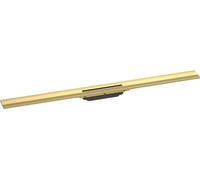 hansgrohe RainDrain Flex set completo canal de ducha 1000mm curable para montaje en pared, 56053990, Color: Óptica Oro Pulido