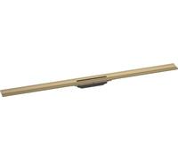 hansgrohe RainDrain Flex - Canaleta de ducha (1200 mm, se puede acortar para montaje en pared, bronce cepillado)