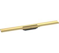 hansgrohe RainDrain Flex - Canaleta de ducha (800 mm, se puede acortar para montaje en pared, acabado dorado óptico)
