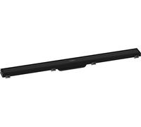 hansgrohe RainDrain Match set canal de ducha 900mm con marco ajustable en altura, 56040670, Color: Negro